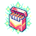 Pixel-art fresh carton